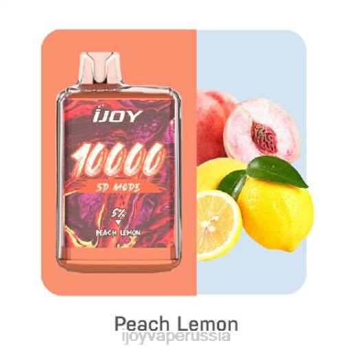iJOY Bar SD10000 одноразовый 04JN168 - iJOY Vape Россия персик лимон